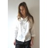 Uniform shirt, white linen