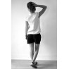 Uniform short, black linen