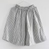 Uniform skirt, light stripes linen