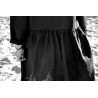 Robe-chemise, lin noir