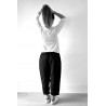 Uniform trousers, thick black linen