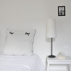 Pillow case, fine white linen