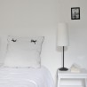 Pillow case, fine white linen