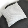 Pillow case, light stripes linen