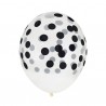 Black printed ballons