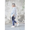 Pantalon à poches, jean bleu