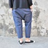 Saroual trousers, blue jean