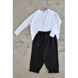 Uniform trousers, thick black linen