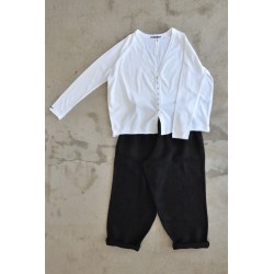 Uniform trousers, thick black linen