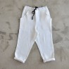 Pocket trousers, heavy white linen