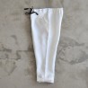 Pantalon à poches, lin épais blanc