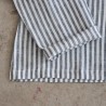 Uniform long sleeves blouse, light stripes linen