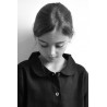 Uniform shirt, black linen