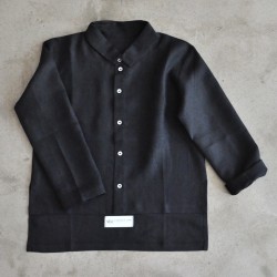 Mixt shirt, black linen