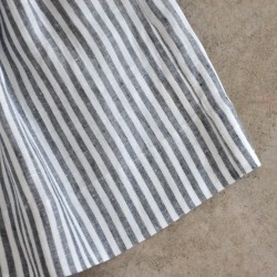 Uniform skirt, light stripes linen