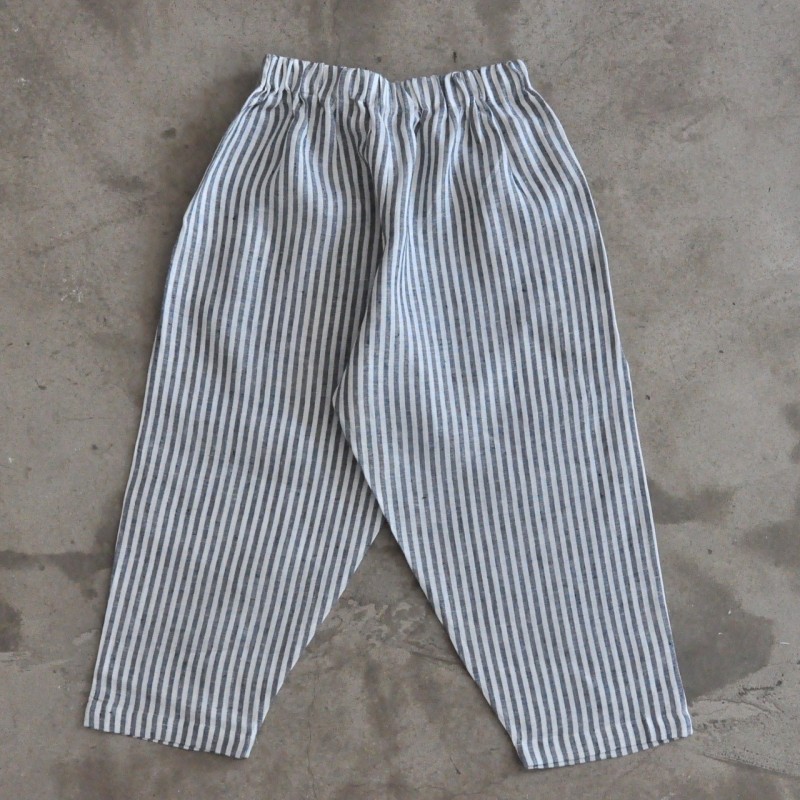 Uniform trousers, light stripes linen