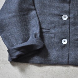 Veste Uniforme, lainage gris sombre