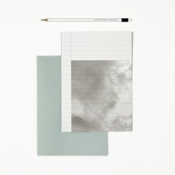 Papier à lettre, bleu brume