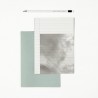 Letter paper, misty blue