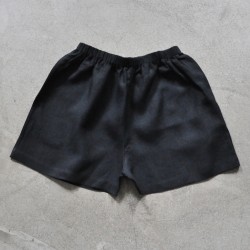 Short Uniforme, lin noir