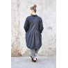 Shirt-dress, black denim