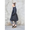 Shirt-dress, black denim