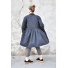 Shirt-dress, black denim