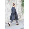 Shirt-dress, black denim