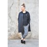 Shirt-dress, black denim