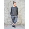 Classic trousers, grey wool blend