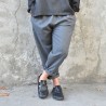 Classic trousers, grey wool blend