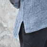 Unisex shirt, grey linen