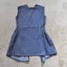 Apron-dress, blue denim