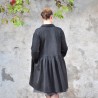 Shirt-dress, heather wool blend