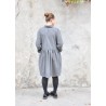 Robe-chemise, lainage gris