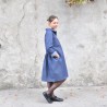 Shirt-dress, blue denim