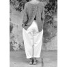 High waist trousers, white denim