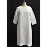 Chemise "femme", lin blanc