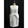 Chemise "femme", lin blanc