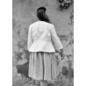 Chemise "femme", lin blanc