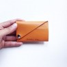 Petit porte-feuille CLEMENT, cuir camel