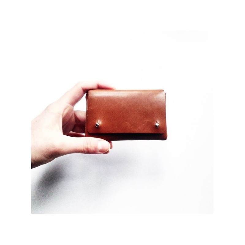 Small wallet CLEMENT, brown leather