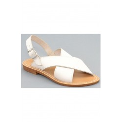 Sandals Uzes, white leather