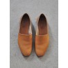 Chaussures Partridge, cuir noir et naturel