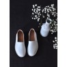 Chaussures Maurice, cuir blanc