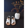 Sandals Uzes, white leather