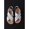 Sandals Uzes, white leather