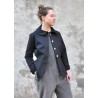 Claudine jacket, black denim