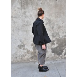 Claudine jacket, black denim