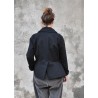 Claudine jacket, black denim